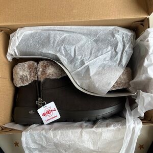 Skechers On-the -GO Joy Water Repellent Vegan Suede Ankle Boots - Savvy